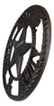 Ebros 10" D Rustic Cast Iron Welcome Family & Friends Wall Sign Western Star Circle