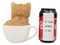 Ebros Lifelike Orange Tabby Cat Teacup Pet Pal Statue 5.75" Tall