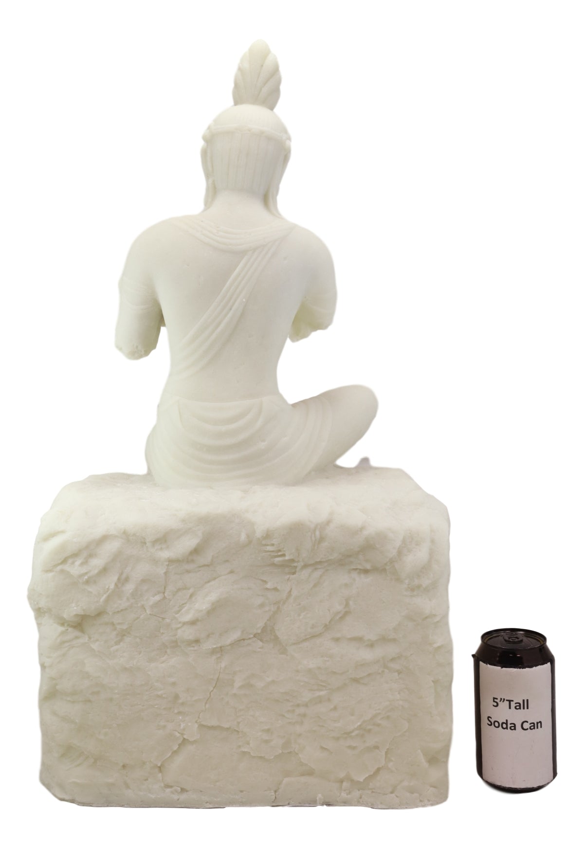Ebros 24"H Large Armless Goddess of Compassion Kuan Yin Sitting On Mantra Rock Statue - Ebros Gift