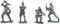 Ebros Set of 12 Medieval Knights w/ Swords Crossbow Halberds & Shield Figurines