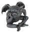 Ebros Horned Gargoyle The Dreamer Figurine Sitting Statue 6.5 Inch Long Thinker