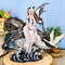 Nene Thomas Lamentation of Swans Masquerade Fairy Riding On Black Horse Statue