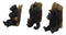 Ebros Whimsical Rustic 3 Acrobatic Black Bears Hanging On Tree Branches Wall Hooks 5.25" High Set of 3 Hanger