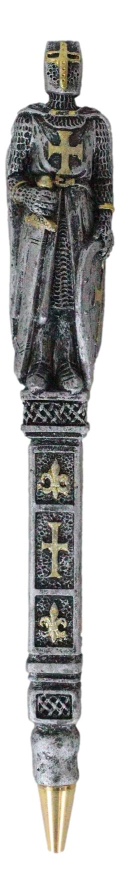 Pack Of 12 Medieval Crusader Knights Of The Cross Writing Pens Office Stationery