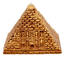 Ebros Small Golden Egyptian Giza Golden Pyramid Figurine with LED Light 3.25"L
