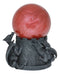 Ebros Climbing Dragons Red Blood Planet Sandstorm Ball Statue With Sound Sensor Decor