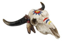 Ebros 7.5"W Southwestern Indian Spirit Sun Dreamcatcher Bull Skull Wall Decor Plaque