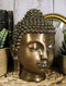 Ebros Shakyamuni Buddha Gautama Ushnisha Head Statue 6.5" Tall (Bronze Patina)