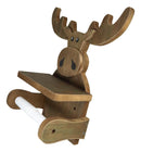 Ebros Whimsical Kids Rustic Bull Moose Cub Toilet Paper Holder With Cell Phone Rest