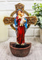 Madonna Our Lady Of Grace With Child Jesus Water Font Wall Decor Rosary Holder