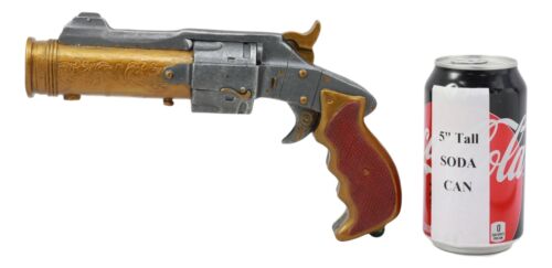 Ebros Colonel Fizziwigs Vintage Design Decorative Steampunk Gun Pistol Prototype Figurine 8" Long Victorian Sci Fi Decor Prop Statue