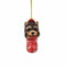 Yorkie Puppy Dog In Socks Christmas Tree Small Hanging Ornament Figurine