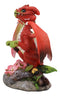 Ebros Apple Garden Dragon by Stanley Morrison Home Decor Statue