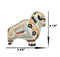 Tribal American Aztec Hopi Indian Style Buffalo Bison Totem Spirit Figurine