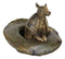 Western Rustic Texas Wild Armadillo Sitting in Cowboy Hat Decorative Figurine