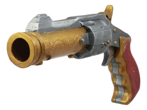 Ebros Colonel Fizziwigs Vintage Design Decorative Steampunk Gun Pistol Prototype Figurine 8" Long Victorian Sci Fi Decor Prop Statue