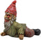 Walking Dead Standing And Crawling Zombie Gnomes With Severed Limbs Statue Set