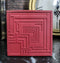 Frank Lloyd Wright Charles Ennis House Petite Cube Trinket Box Textile Block Art
