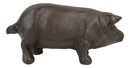 Cast Iron Country Rustic Farmhouse Swine Pig Bacon Decor Paperweight Figurine