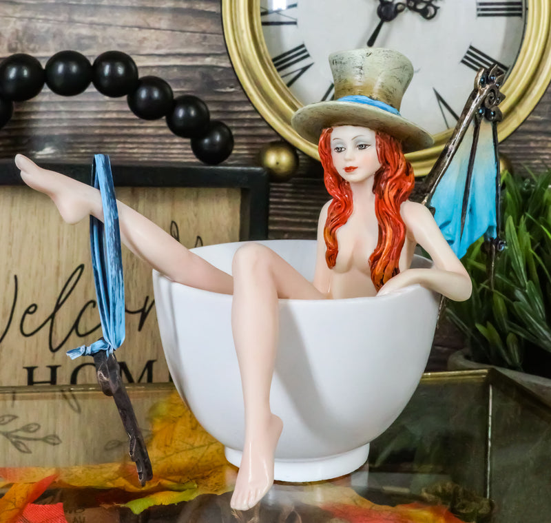 Amy Brown Teacup Steampunk Locksmith Key Bearer Fairy Tea Bath Fae Figurine