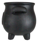 Black Pentagram Cauldron Terracotta Succulent Plant Planter Pot Or Pen Holder