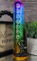 Ebros Gift Rainbow Spiral Goddess Feminine Incense Stick Burner (Upright Pose)