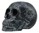 Ebros Black Astrology Paranormal Ouija Spirit Skull Statue 8.5"L Supernatural