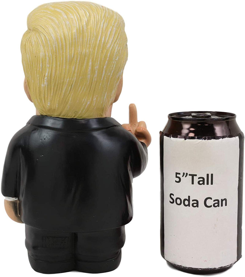 Ebros Gift 'Angry at The World' USA President Donald Trump Flipping The Bird Sign Statue