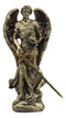 Ebros Bronzed Greek Orthodox Christian Church Archangel Of The Angelic Council Statue 5" Tall Figurine (Jehudiel The Laudation Of God)