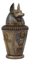 Ebros Egyptian Gods And Deities Duamutef Canopic Jar 5.75"H Four Sons Of Horus