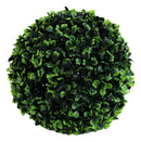 Set Of 3 Home And Garden 9"D Round Green Artificial Faux Boxwood Topiary Ball