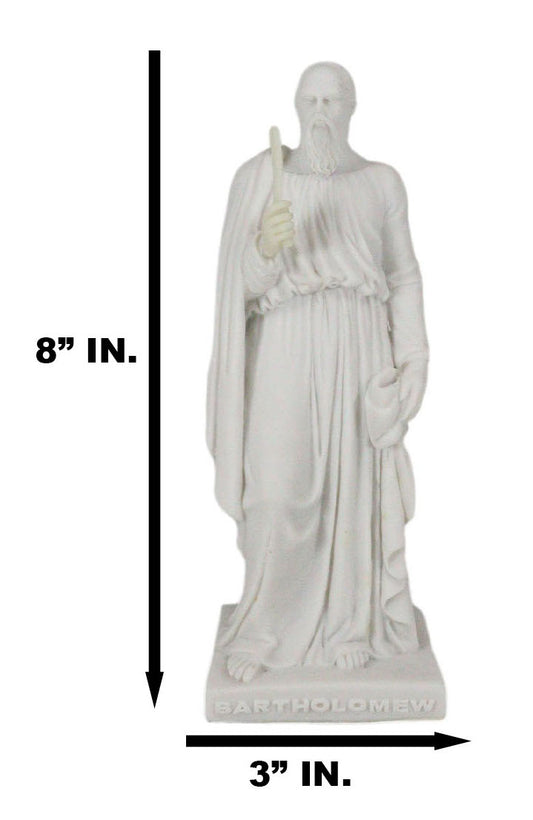 Bertel Thorvaldsen Copenhagen Museum Christ Hall Apostle Bartholomew Statue 8"H - Ebros Gift