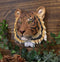 Ebros Mini Orange Bengal Tiger Head Wall Decor Plaque 7.5"H Wall Decor Plaque