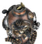 Marine Octopus Kraken Steampunk Divers Helmet With Skull Incense Cone Burner