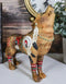 Tribal Warpath Native Howling Wolf Totem Spirit Figurine Collection 6.25"L