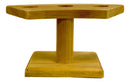 Pack Of 3 Natural Wood Japanese Temaki Sushi Roll Or Cone Holder Stand 3 Holes