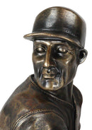 Ebros Focus Home Run Batting Baseball Player Wine Holder Statue 9.5" Long