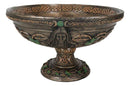Wicca Celtic Triune Symbol Triple Moon Goddess Mother Maiden Crone Offering Bowl