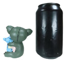 Furrybones Hugs Adorable Koala Bear With Blue Doll Skeleton Figurine 2.75"Tall
