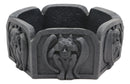 See Hear Speak No Evil Gargoyles Hexagon Ashtray With Celtic Knotwork Figurine