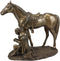 Ebros Gift Washington Praying at Valley Forge Figurine in Bronze Finish Resin