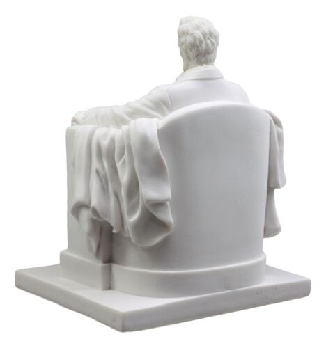 Seated Abraham Lincoln Figurine 5" Tall Lincoln Memorial Washington Sculpture - Ebros Gift