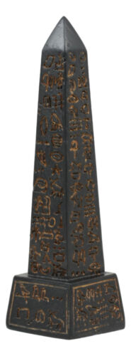 Egyptian Pillar Of God Ra Obelisk Dollhouse Miniature Statue Gods Of Egypt - Ebros Gift