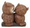 Ebros Valentines Kissing Love Owl Couple Decor Statue 2 Owls W/ Heart Sign