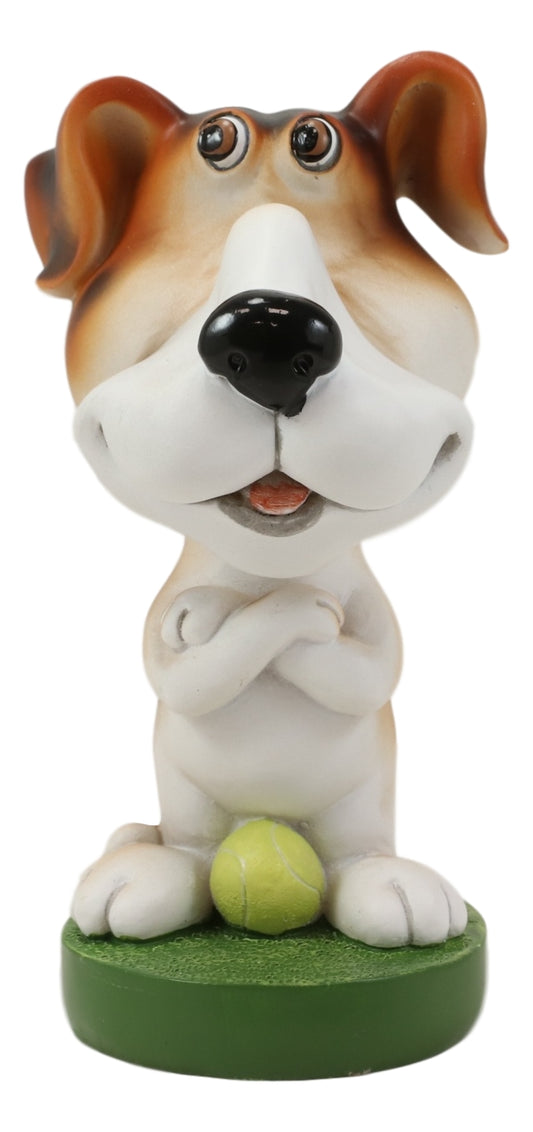 Tennis Sport Hound Dog Novelty Gift Whimsical Eyeglass Spectacle Holder Figurine