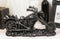 Ebros Hell Ghost Rider Skull Chopper Motorbike Wine Holder Figurine 15.25" L