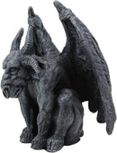 Ebros Ram Horned Sabbatic Goat Demon Gargoyle in Stoic Pose Statue 6" Tall