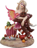 Ebros Gift 5"H TWAS The Night Fairy with Ginger Bread Hand Paint Resin Figurine