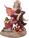Ebros Amy Brown Christmas 'TWAS The Night' Fairy Hugs Gingerbread Man Figurine