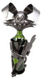Ebros Whimsical Bunny Rabbit Holding Giant Carrot Metal Wine Bottle Holder Caddy